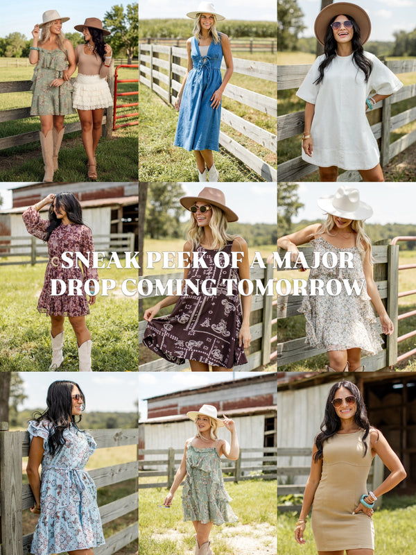 🤠✨ SNEAK PEEK ALERT! ✨🤠

A MAJOR new drop is coming TOMORROW and trust us… you’re going to want i...