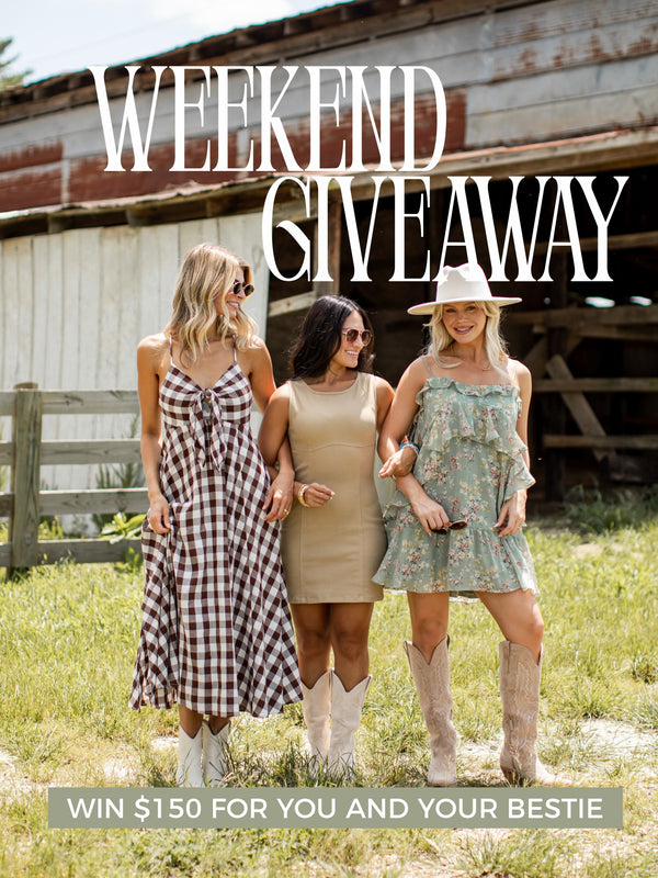 ✨ WEEKEND GIVEAWAY ✨

Because everything is better with your bestie! 🤎 We’re giving away $150 to ...