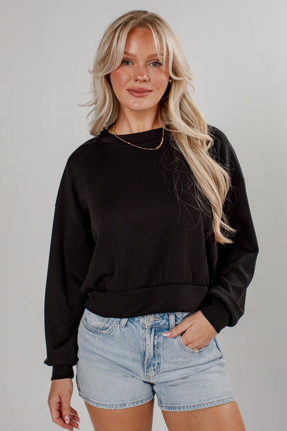 Ultra Air Soft Black Pullover