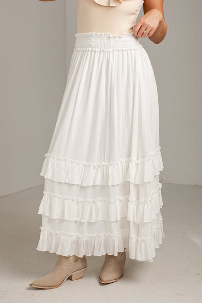 Homegrown Ruffle Maxi Skirt