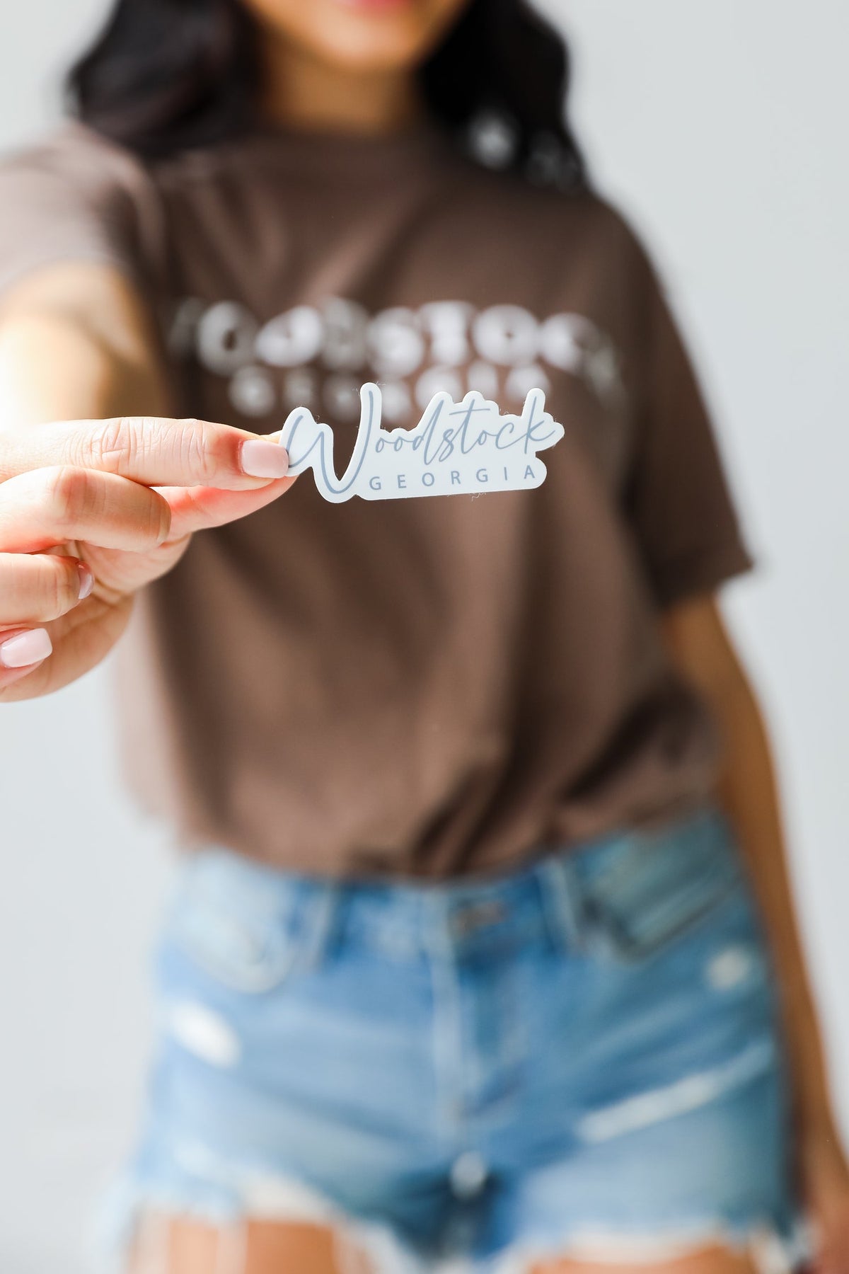 Woodstock Georgia Script Sticker