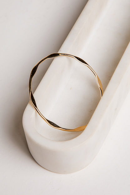 Addy Gold Bangle Bracelet